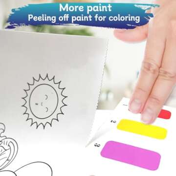 Mess-Free Paint by Water Books for Kids Ages 4-8