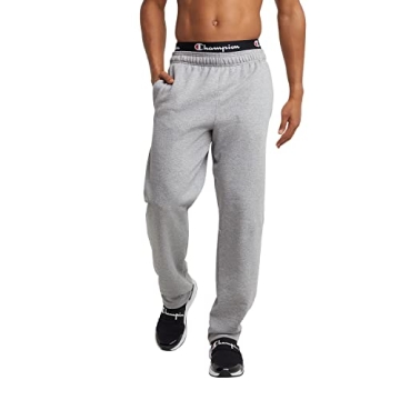 Men's Fleece Open-Bottom Sweatpants by Champion