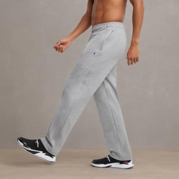 Men's Fleece Open-Bottom Sweatpants by Champion