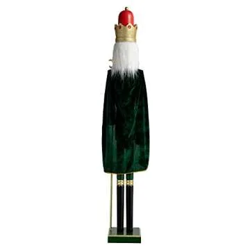 eUty King Nutcracker 42" Wooden Christmas Decor