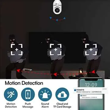 XVIM 3MP Wireless Light Bulb Security Camera, 2.4Ghz WiFi Home Camera, Dome Security Camera with Night Vision, 2-Way Audio & Motion Detection