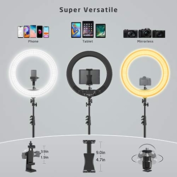 IVISII 18 Inch Ring Light for Professional Photography