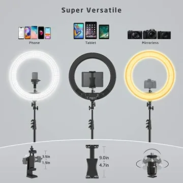 IVISII 18 Inch Ring Light for Professional Photography