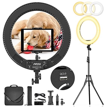 IVISII 18 Inch Ring Light for Professional Photography
