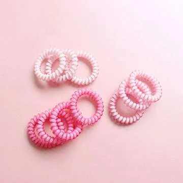 Canjoyn Spiral Hair Ties - No Crease Ponytail Holders