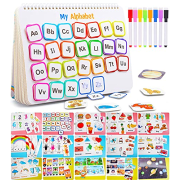 Huijing Montessori Preschool Learning Activities Newest 29 Themes Busy Book - Workbook Activity Bind...