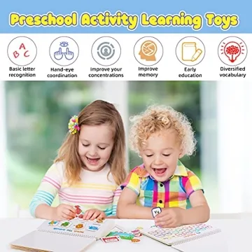 Huijing Montessori Busy Book for Toddlers with 29 Themes