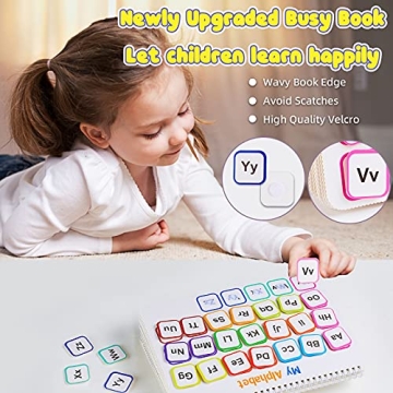 Huijing Montessori Busy Book for Toddlers with 29 Themes
