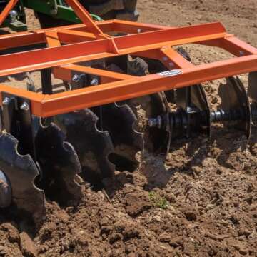 Titan 3 Point 5ft Notched Disc Harrow for Cat 1 Tractors