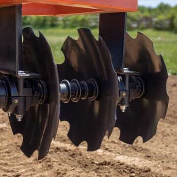 Titan 3 Point 5ft Notched Disc Harrow for Cat 1 Tractors
