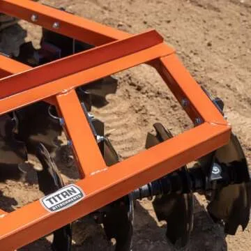 Titan 3 Point 5ft Notched Disc Harrow for Cat 1 Tractors