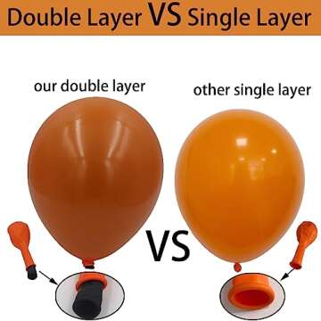 Fall Balloon Arch Kit-Double Stuffed Burnt Orange Balloon Garland with Cream Peach Apricot Terracotta Latex Balloon for Little Pumpkin Baby Shower Thanksgiving Birthday Party Decorations