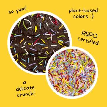 Rainbow Crunchies Natural Sprinkles - No Artificial Dyes