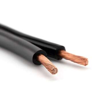 Silverback Speaker Wire by Sewell, 12 AWG, with Silverback Banana Plugs, OFC, 259 Strand Count, 25 ft