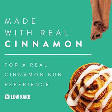 Keto Instant Hot Breakfast Cereal with MCT Oil - 2g Net Carbs - Perfect Keto Diet Macros - Moderate Protein, High Fat - 10oz - Variety Pack - Chocolate, Peanut Butter, Cinnamon Bun