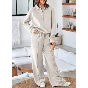 Aleumdr Women’s Cozy 2 Piece Lounge Set for Chic Comfort