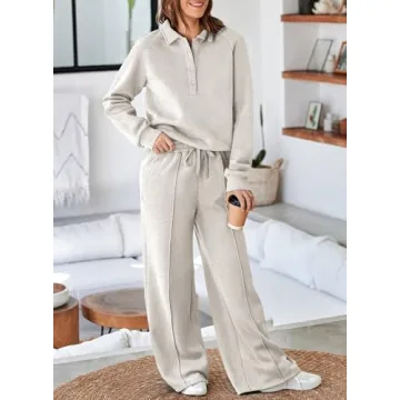 Aleumdr Women’s Cozy 2 Piece Lounge Set for Chic Comfort