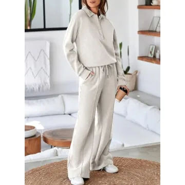 Aleumdr Women’s Cozy 2 Piece Lounge Set for Chic Comfort