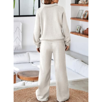 Aleumdr Women’s Cozy 2 Piece Lounge Set for Chic Comfort