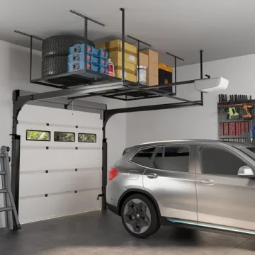 FLEXIMOUNTS 4x8 Garage Overhead Storage Rack 600lbs