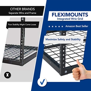 FLEXIMOUNTS 4x8 Garage Overhead Storage Rack 600lbs