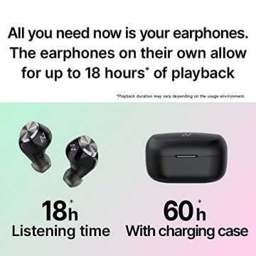 AVIOT TE-D01v Earbuds: Noise Cancelling & 60 Hours Battery