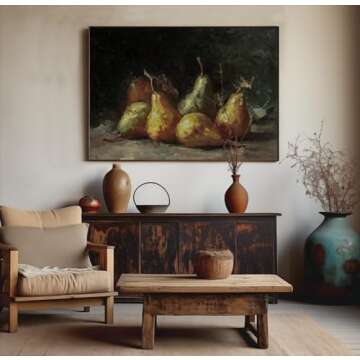 Farmhouse Still Life Canvas Art 24x36 Rustic Decor