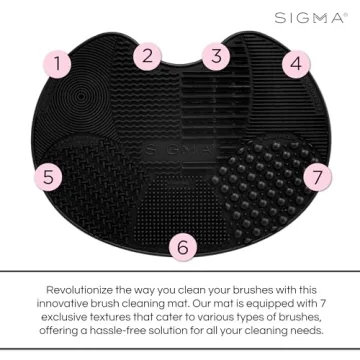 Sigma Beauty Makeup Cleaning Mat for Easy Brush Care