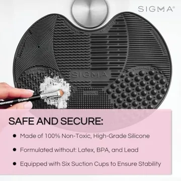 Sigma Beauty Makeup Cleaning Mat for Easy Brush Care