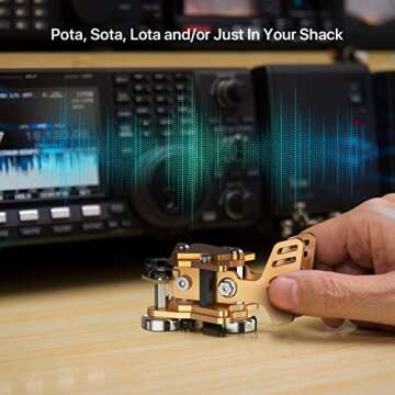 Mini Key Morse Radio for Ham Enthusiasts and Outdoors