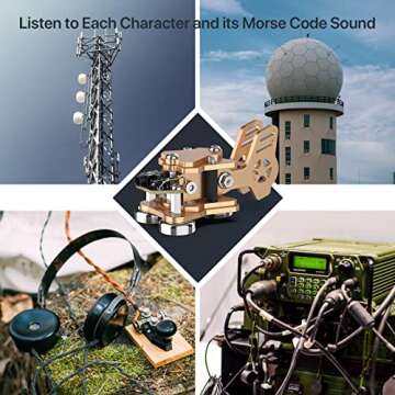 Mini Key Morse Radio for Ham Enthusiasts and Outdoors