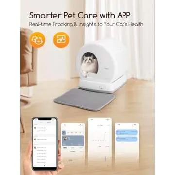 MeoWant Smart Self-Cleaning Cat Litter Box with App Control