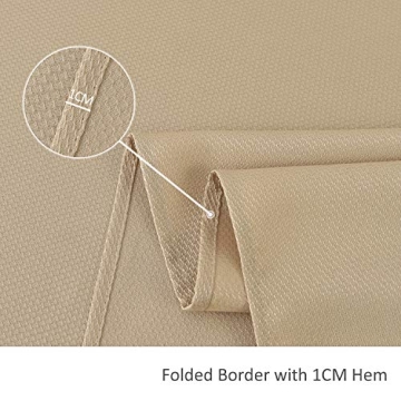 maxmill Jacquard Square Tablecloth Waterproof Stain Resistant