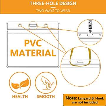Vaccine Card Sleeve 4 ¼ x3 ½ Plastic Laminated Vinyl CDC Co-vids Vaccination Holder Cover, 3 ½ X4 ¼ Protector Sleeves with Waterproof Type Resealable Zip for Cov-id 19 Exemption Medicare Record, 5 Pcs