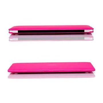 RUBAN Compatible with Old Version MacBook Air 13 Inch Case (2010-2017 Release). Models: A1466 / A1369, Plastic Hard Shell Protective Cover Case with Keyboard Cover for Mac Air 13, Hot Pink
