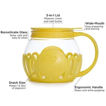 Ecolution Micro-Pop Popcorn Popper - Safe & Easy
