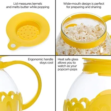 Ecolution Micro-Pop Popcorn Popper - Safe & Easy