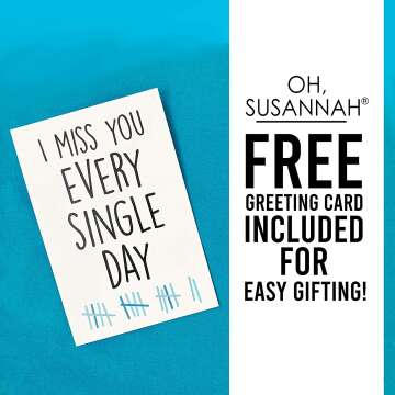 Hug This Pillow Long Distance Gift with Card