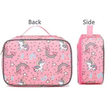 FlowFly Kids Insulated Lunch Box for School and Travel