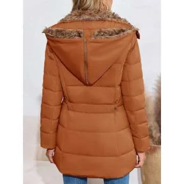 Warm Remikstyt Womens Winter Faux Fur Jacket