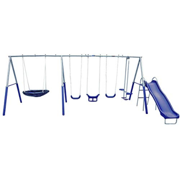 XDP Fun Forever Swing Set - Safe for Kids, Durable Design