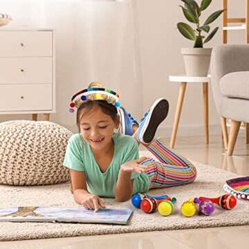 Festive Honoson Wooden Maracas & Sombrero Set for Parties