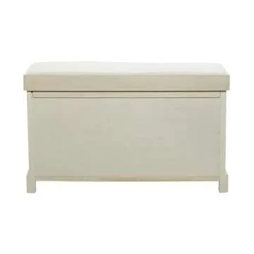 Deco 79 Traditional Wood Storage Bench with Baskets
