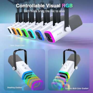 FIFINE Gaming Microphone Kit for Crystal Clear Audio