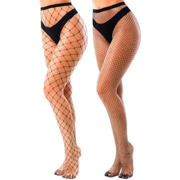 VEBZIN Fishnet Stockings - Stylish High Waist Tights