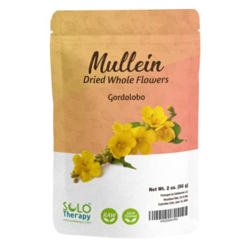 Mullein Dried WHOLE Flowers for Natural Tea Benefits