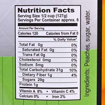 Amish Valley Old Fashioned Canned Peaches - 32 oz Jar