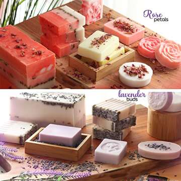 CraftZee Deluxe Soap Making Kit for Fun DIY Projects