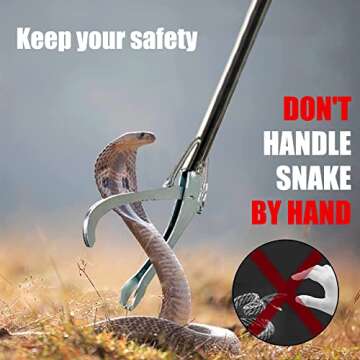 IC ICLOVER Professional Snake Tongs and Hook Kit