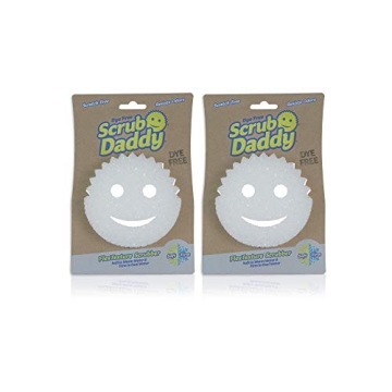 Scrub Daddy Sponge - Dye Free, Odor Resistant, Multi-Use Scrubber
